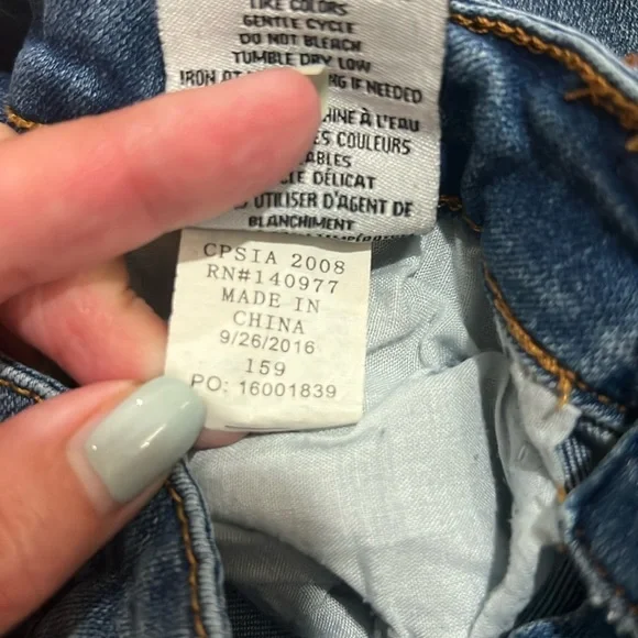 Hudson Jeans Girls Women’s Blue Distressed Skinny Stretchy Comfy Slim Vintage - Picture 14 of 14